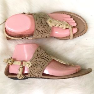 Cesare Paciotti Tan Sandals Sz 39